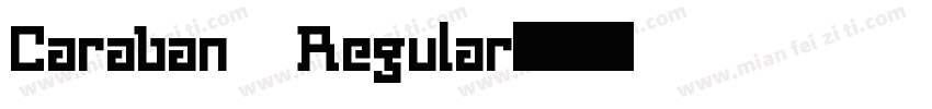 Caraban Regular字体转换